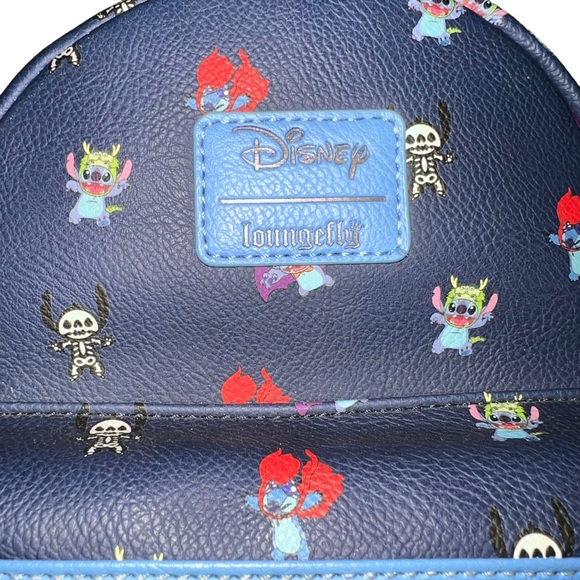 Loungefly Disney Lilo & Stitch Costumes Mini Backpack Blue - Picture 16 of 16